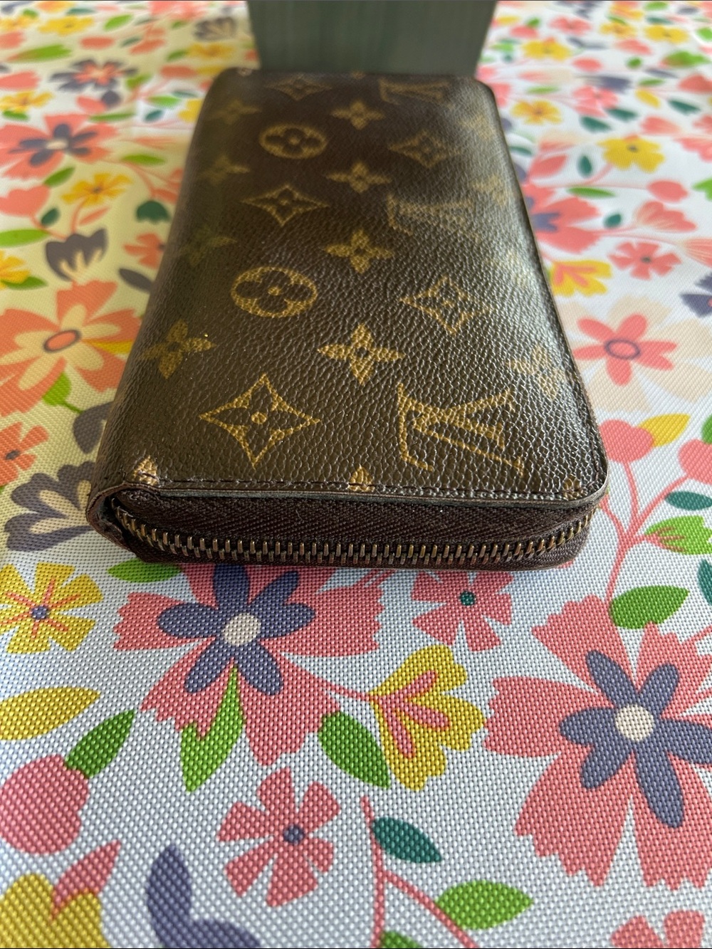 Louis Vuitton Monogram Zip Around Wallet - Brown and Gold - Picture 6 of 12
